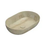 Умывальник на столешницу Globo T-Edge, 60х41 см, Travertino (B6O60TR) - Фото 1