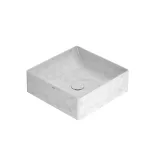 Умывальник на столешницу Globo T-Edge, 42х42 см, Marmo di Carrara (B6Q42MC) - Фото 1
