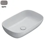 Умивальник на стільницю Globo T-Edge 60x38, AGATA (B6R60AT) - Фото 1