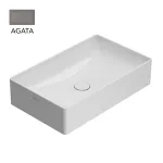 Умывальник на столешницу Globo T-Edge Agata 61х37 h14 см (B6R63AT) - Фото 1