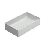 Умывальник на столешницу Globo T-Edge, 61х37 см, Marmo di Carrara (B6R63MC) - Фото 1