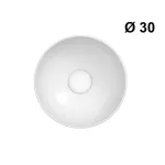 Умивальник на стільницю Globo T-Edge d30, Smoke (B6T30SK) - Фото 2