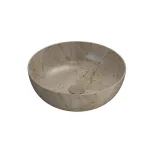 Умывальник на столешницу Globo T-Edge, d45, Arabescato Brown (B6T45AB) - Фото 1