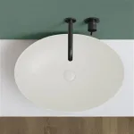Умивальник на стільницю Cielo Le Bacinelle Eco 62 х 45 см, gloss white (BAECO) - Фото 2