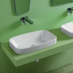 Умывальник на столешницу Simas Baden Baden 60х38, черный матовый (BB11) - Фото 2