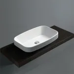 Умывальник на столешницу Simas Baden Baden 600х380, белый глянцевый (BB11) - Фото 2