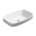 Умывальник на столешницу Simas Baden Baden 600х380, белый глянцевый (BB11) - Фото 1