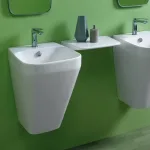 Умивальник підвісний Simas Baden Baden 40х45, білий матовий (BB13F87) - Фото 2