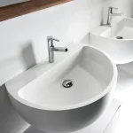Умивальник підвісний Falper Bowl 70х50 см, білий матовий (D5H) - Фото 2
