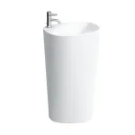 Умивальник окремо стоячий Laufen Palomba 52.5 х 43.5 х 90 см, білий (H8118044001041) - Фото 1