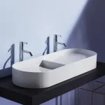Умивальник на стільницю Laufen Sonar 100х37 (H8123494001121) - Фото 5