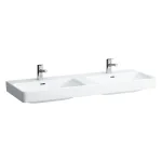 Умывальник подвесной Laufen PRO S 1300х465 двойной, белый (H8149680001041) - Фото 1