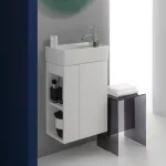 Умывальник подвесной Laufen Kartell 46x28  правая с отверстием справа, белая (H8153340001111) - Фото 2