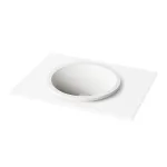 Умивальник врізний PAA Round In, Silkstone, D=44, Matte White (IROSIN_00) - Фото 1