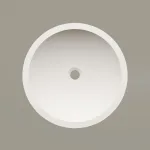 Умивальник врізний PAA Round In, Silkstone, D=44, Matte White (IROSIN_00) - Фото 2