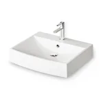 Умывальник подвесной PAA Step, литый камень, 60х50, Glossy Alpine White (ISTE_00) - Фото 1