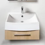 Умывальник подвесной PAA Step, литый камень, 60х50, Glossy Alpine White (ISTE_00) - Фото 3