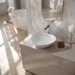 Умывальник накладной TOTO ТА асимметричный, 46х42х17,7, bianco (L4704E) - Фото 3