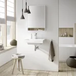 Умывальник подвесной TOTO CS прямоугольный 50х45х16,7, White (LW1215CKE) - Фото 2