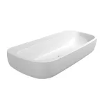 Умывальник подвесной/на столешницу Flaminia Mono без перелива, 100 х 48 см, latte milky white matt (MN100L) - Фото 1