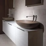 Умывальник подвесной Flaminia Nudaslim 75 без перелива, белый глянцевый (ND75L) - Фото 2