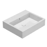 Умывальник подвесной/на столешницу Globo Stone, 60х50 см, Bianco (SCQ61BI) - Фото 1