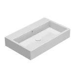 Умывальник подвесной/на столешницу Globo Stone, 80х50 см, Bianco (SCQ81BI) - Фото 1