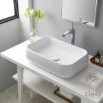 Умывальник на столешницу Cielo Shui 60x40 см, цвет Talco (SHLAA60TL) - Фото 2