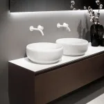 Умывальник на столешницу Falper Homey D43 см, белый матовый (WD1) - Фото 2