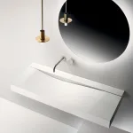 Умывальник подвесной Falper Wave120х48 см, белый матовый (WP1) - Фото 2