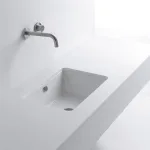 Умывальник встроенный AXA Lavabi D'arredo 50x41, белый глянцевый (WS07801F) - Фото 1