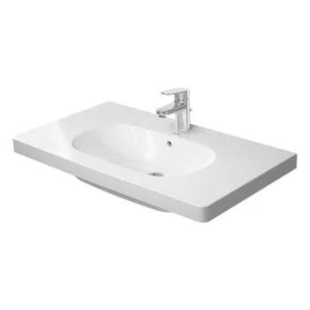 Умивальник накладний Duravit D-Code 85 см, білий (03428500002) - Фото №1