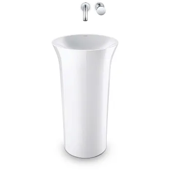 Умивальник окремостоящий Duravit White Tulip 500 мм,… - Фото №1