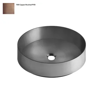Умивальник на столешницу Gessi Inciso, 40 см, Copper… - Фото №1
