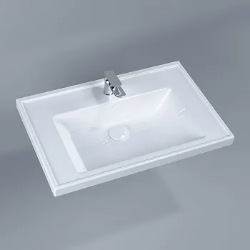 Умивальник накладний Quarter Bath New Line 70х45,… - Фото №1