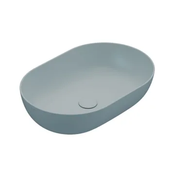 Умивальник на стільницю Globo T-Edge, 60х41 см, Bluette… - Фото №1