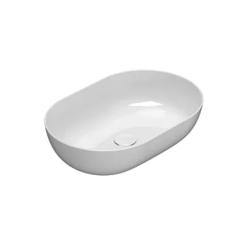 Умивальник на стільницю Globo T-Edge, 60х41 см, Bianco… - Фото №1