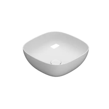 Умывальник на столешницу Globo T-Edge, 42х42 см, Bianco… - Фото №1