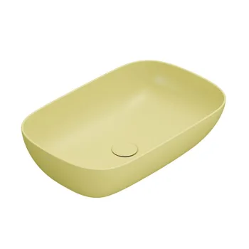 Умивальник на стільницю Globo T-Edge, 60х38 см, Senape… - Фото №1
