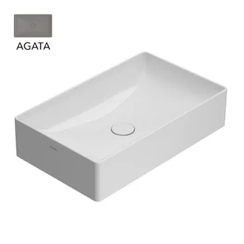 Умывальник на столешницу Globo T-Edge Agata 61х37… - Фото №1
