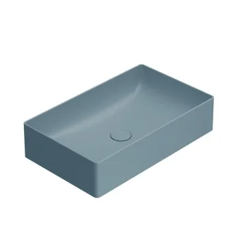 Умивальник на стільницю Globo T-Edge, 61х37 см, Bluette… - Фото №1
