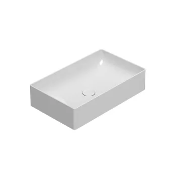 Умивальник на стільницю Globo T-Edge, 61х37 см, Bianco… - Фото №1