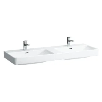 Умивальник підвісний Laufen PRO S 1300х465 подвійний, білий (H8149680001041)