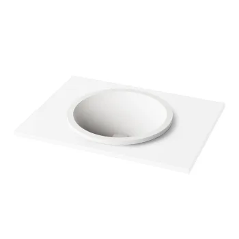 Умывальник врезной PAA Round In, Silkstone, D=44,… - Фото №1