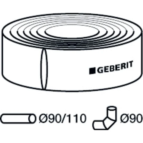Рукав звукоизолирующий Geberit PE, d=90/110 мм (308.921.00.1) - Фото 2