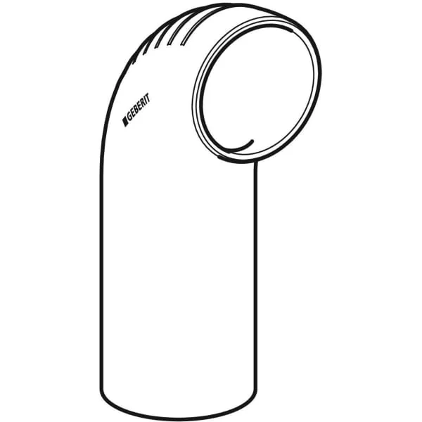Отвод удлиненный Geberit Silent-db20 90°: d=110 мм (310.008.14.1) - Фото 2