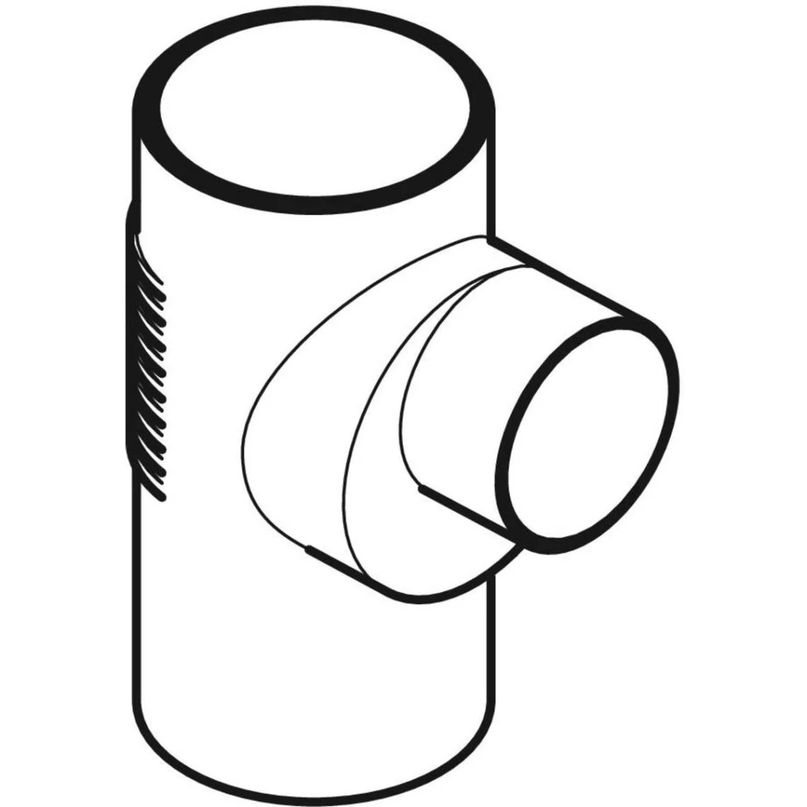 Тройник Geberit Silent-db20 88,5гр: d=160мм, d1=110мм (315.108.14.1) - Фото 2