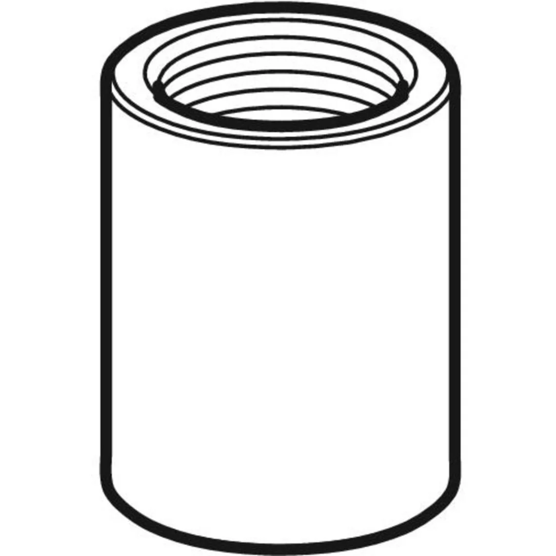 Соединительная муфта Geberit: M=мм, G=1/2, L=3.4см (362.844.26.1) - Фото 2