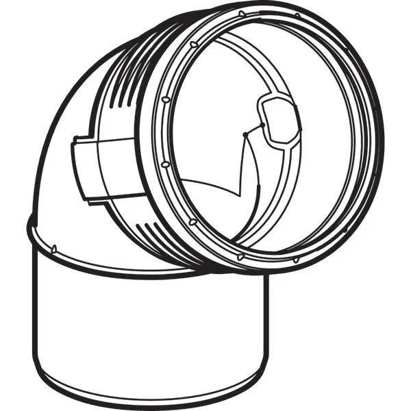 Отвод Geberit Silent-PP 67.5° d 50 мм (390.223.14.1) - Фото 2