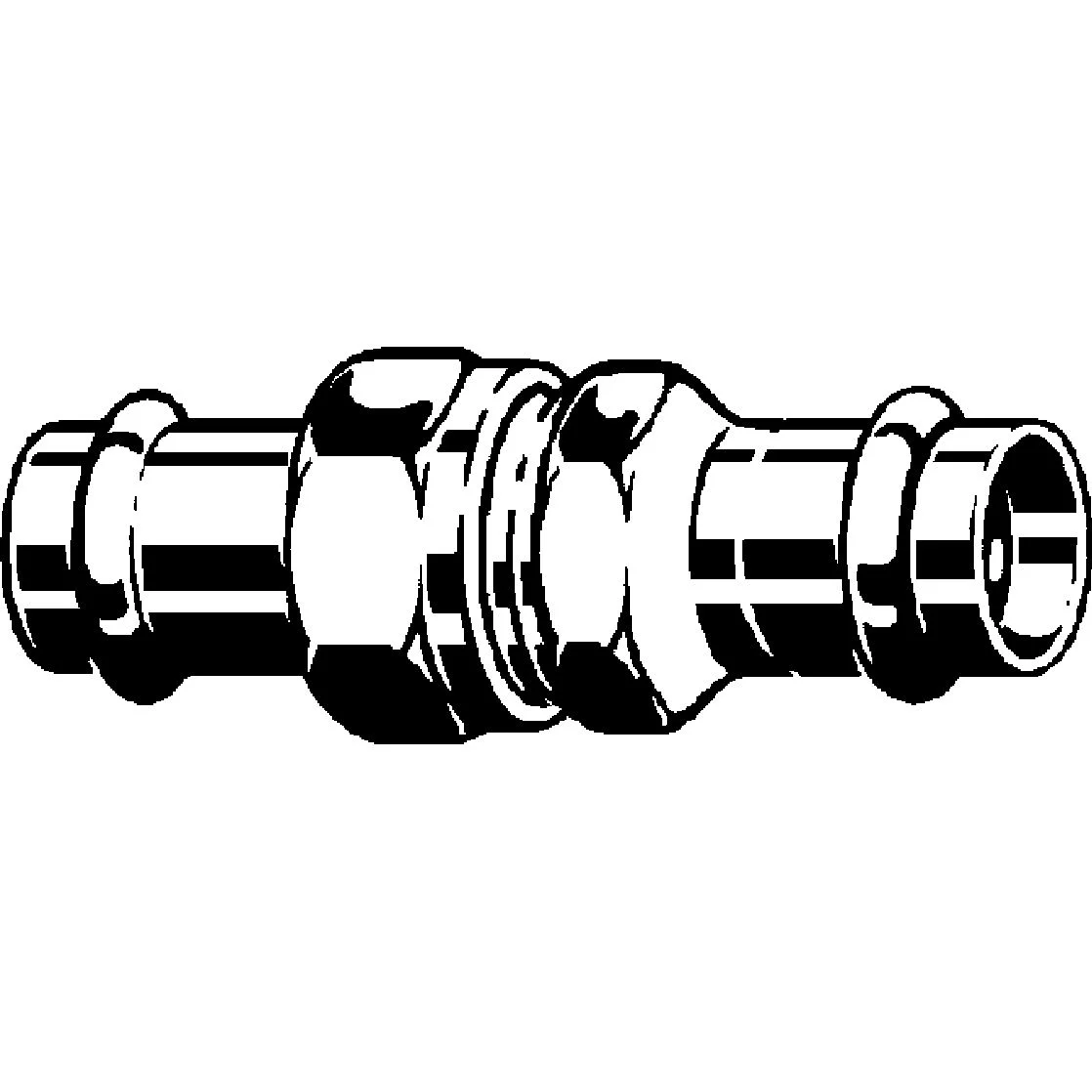 Соединительный элемент резьбовой Viega Sanpress Inox d=28 мм с SC-контуром, нержавеющая сталь (437411) - Фото 2